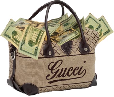 average cost of gucci purse|Gucci bag full of money.